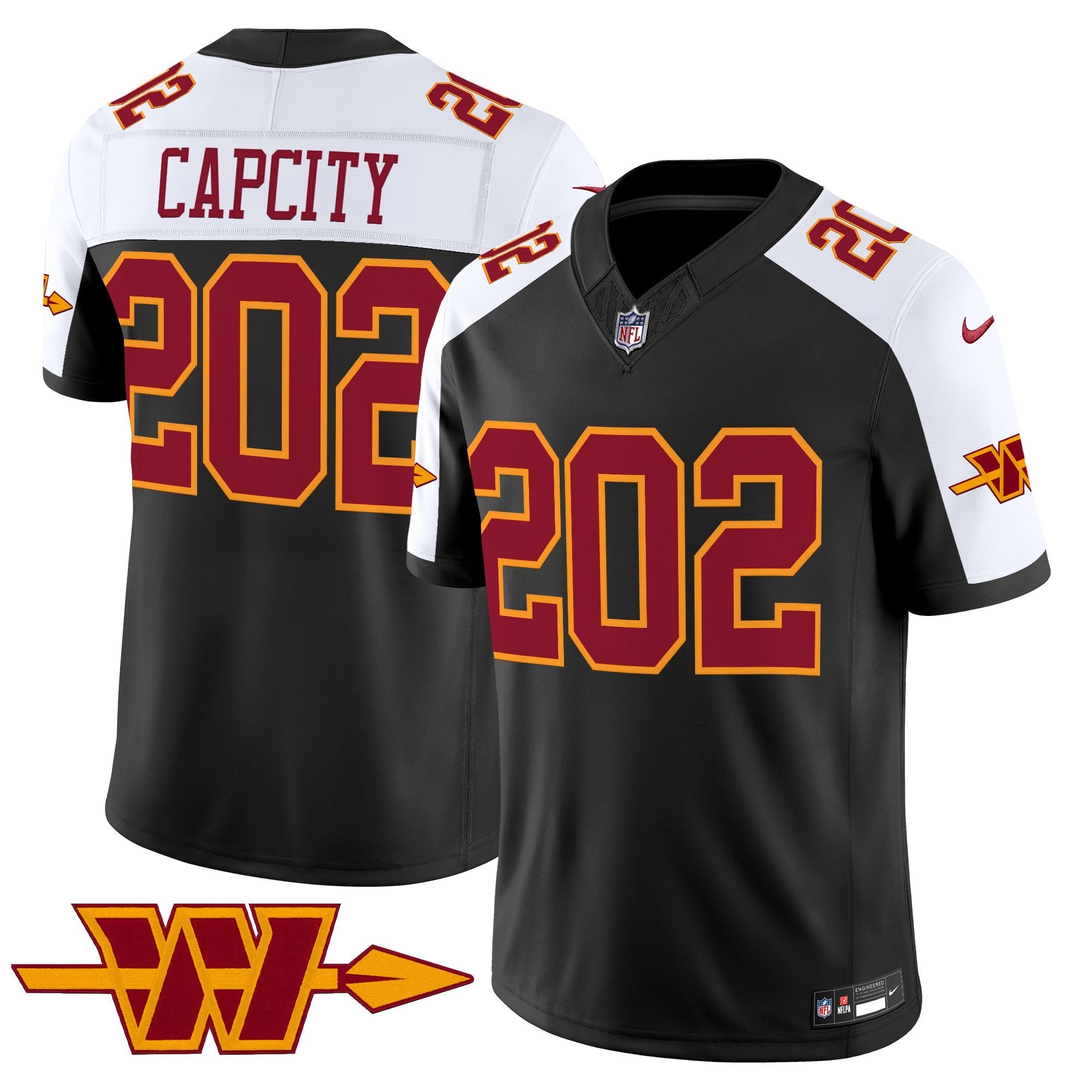 Men's Washington Commanders Throwback Vapor Limited Jersey - All Stitched