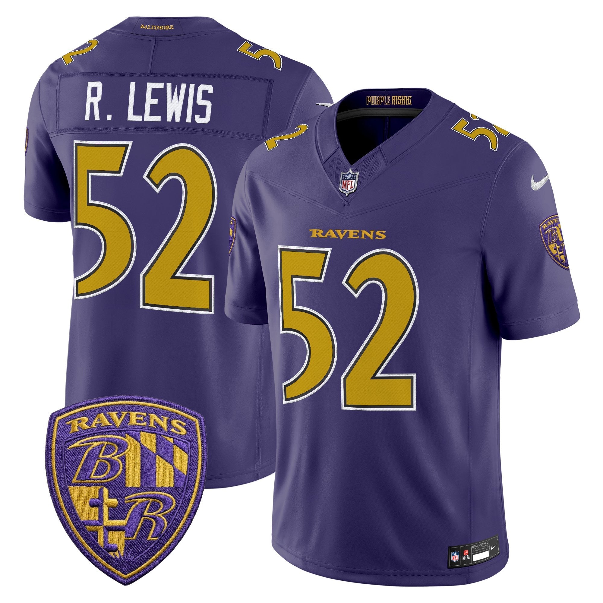Men's Baltimore Ravens 2026 Vapor Limited Jersey - All Stitched
