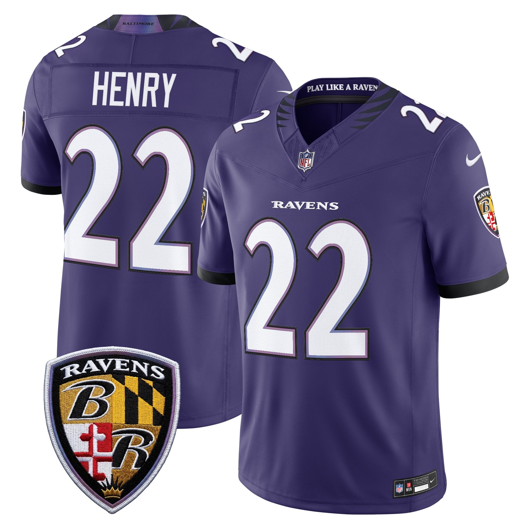 Men's Baltimore Ravens 2026 Vapor Limited Jersey - All Stitched