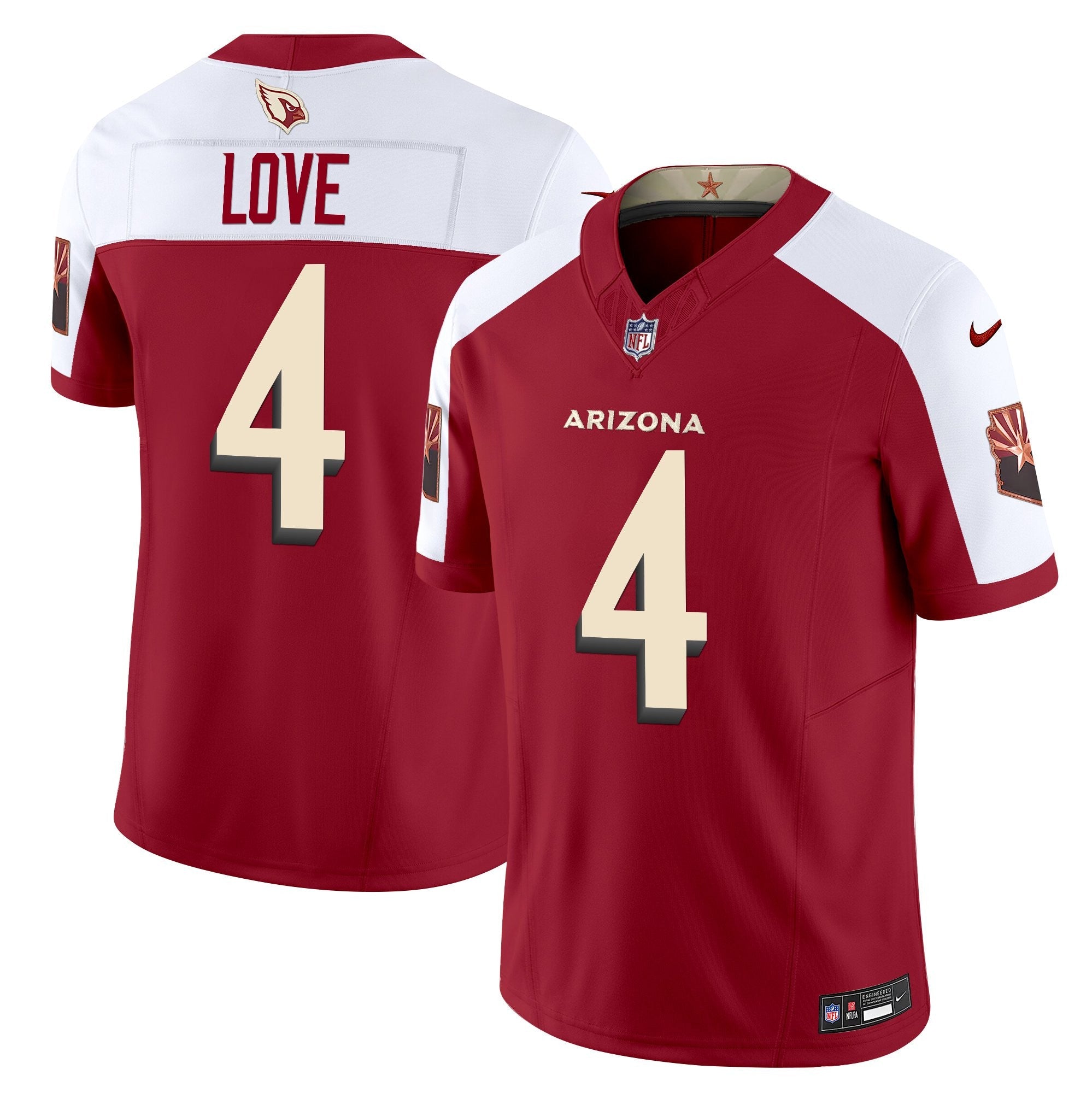 Men's Arizona Cardinals 2025 "Rivalries" Vapor Limited Jersey - All Stitched