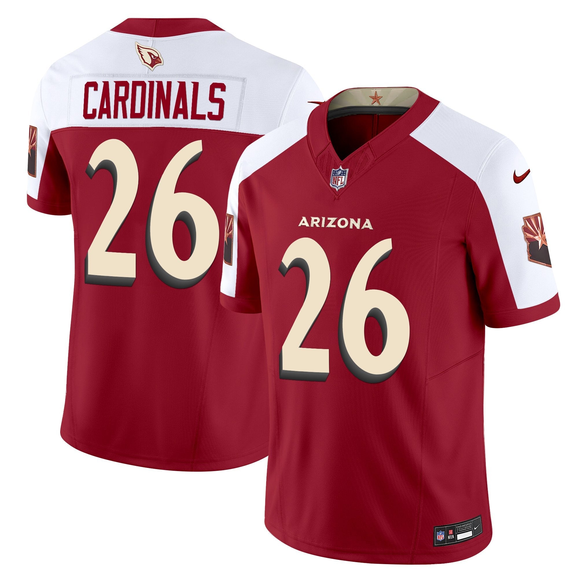 Men's Arizona Cardinals 2025 "Rivalries" Vapor Limited Jersey - All Stitched