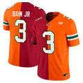 Rueben Bain Jr. Tampa Bay Buccaneers x Miami Hurricanes Split Vapor Limited Jersey - Stitched