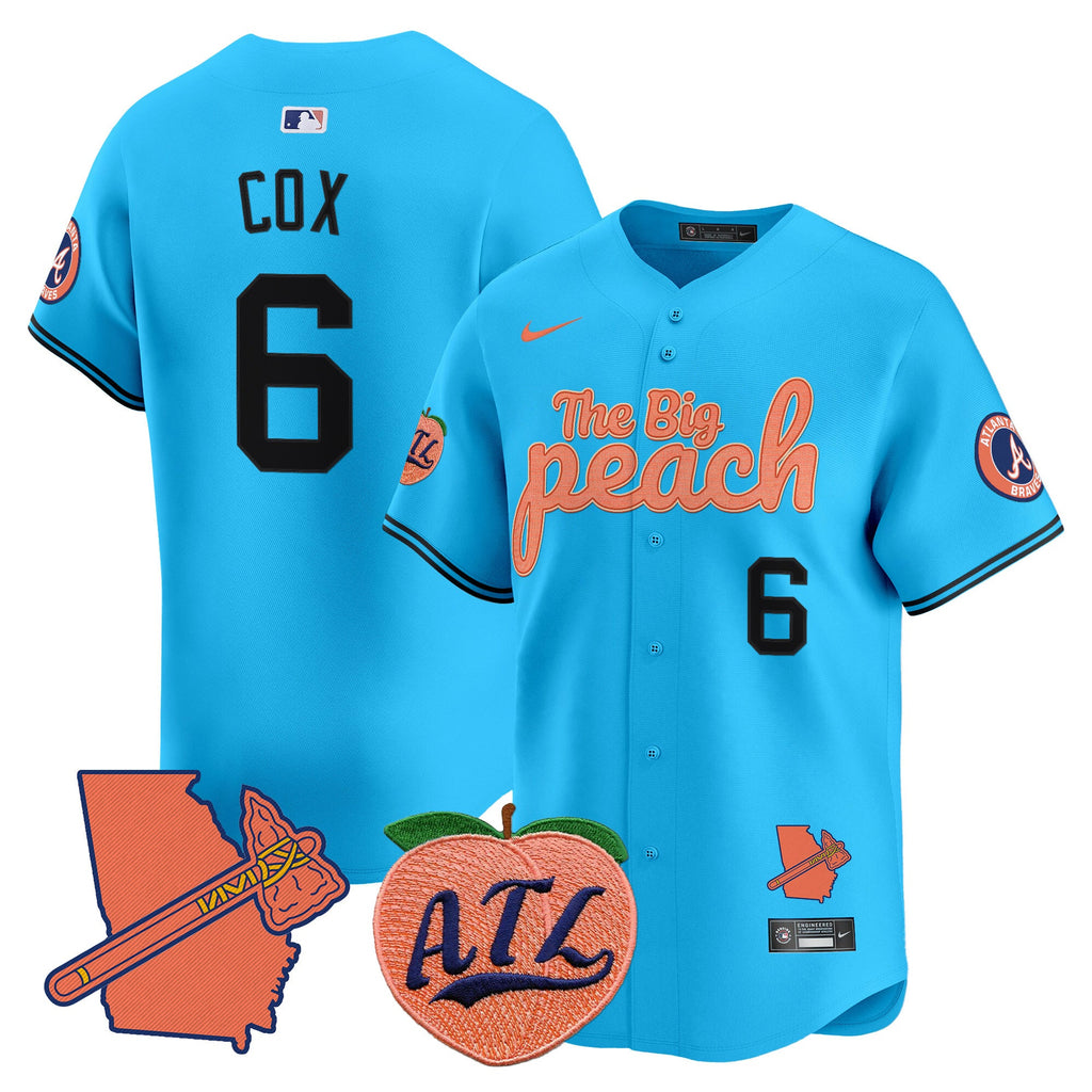 ATL The Big Peach Vapor Premier Limited Jersey - Stitched