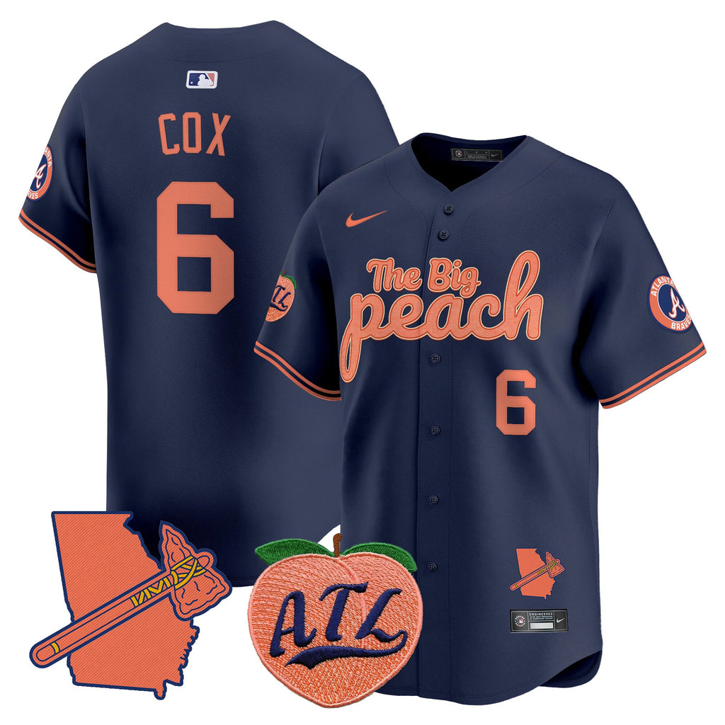 ATL The Big Peach Vapor Premier Limited Jersey - Stitched