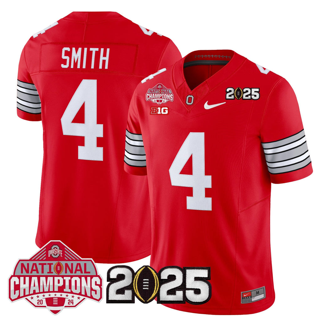 OSU 2026 "Tunnel Vision" National Champions Patch Vapor Limited Jersey - Stitched