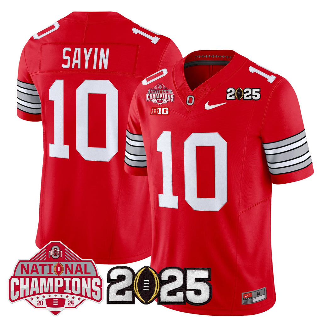 OSU 2026 "Tunnel Vision" National Champions Patch Vapor Limited Jersey - Stitched