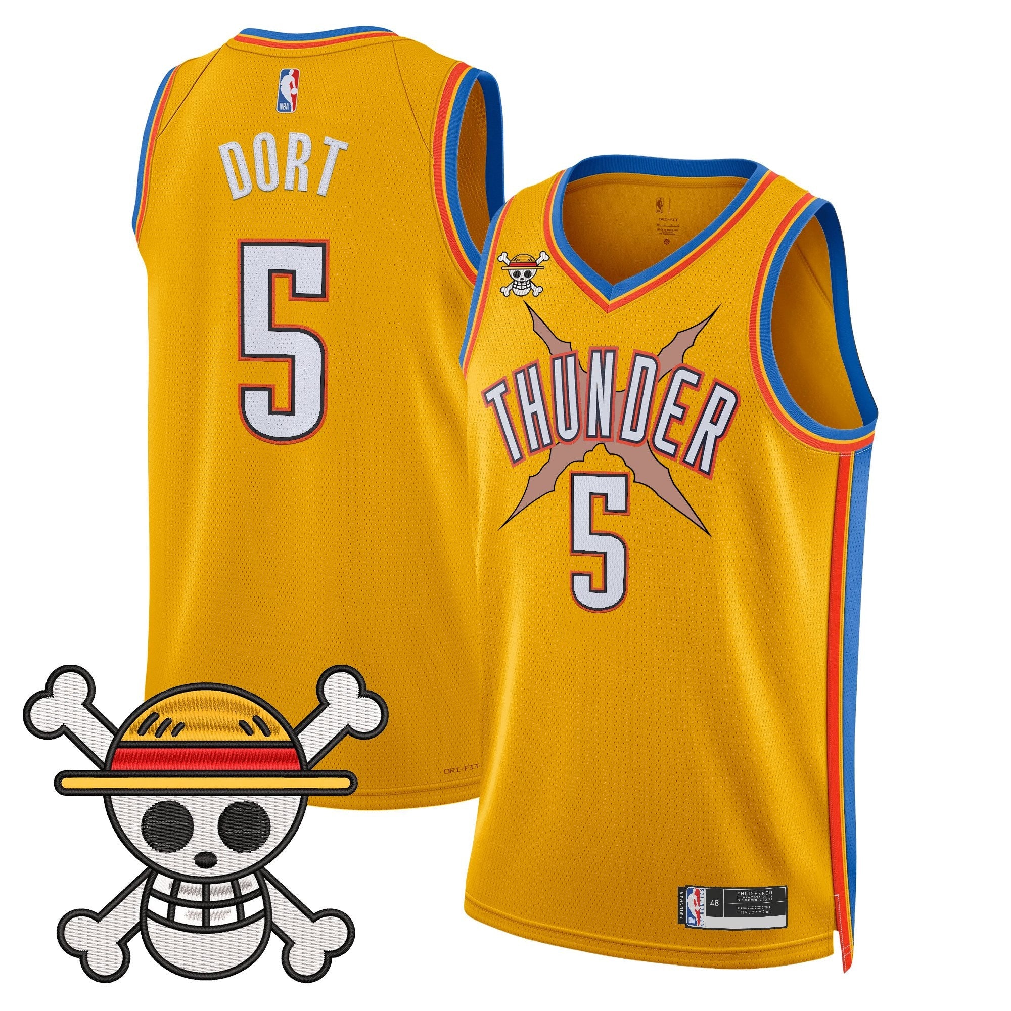 OKC x OP Swingman Jersey- Stitched