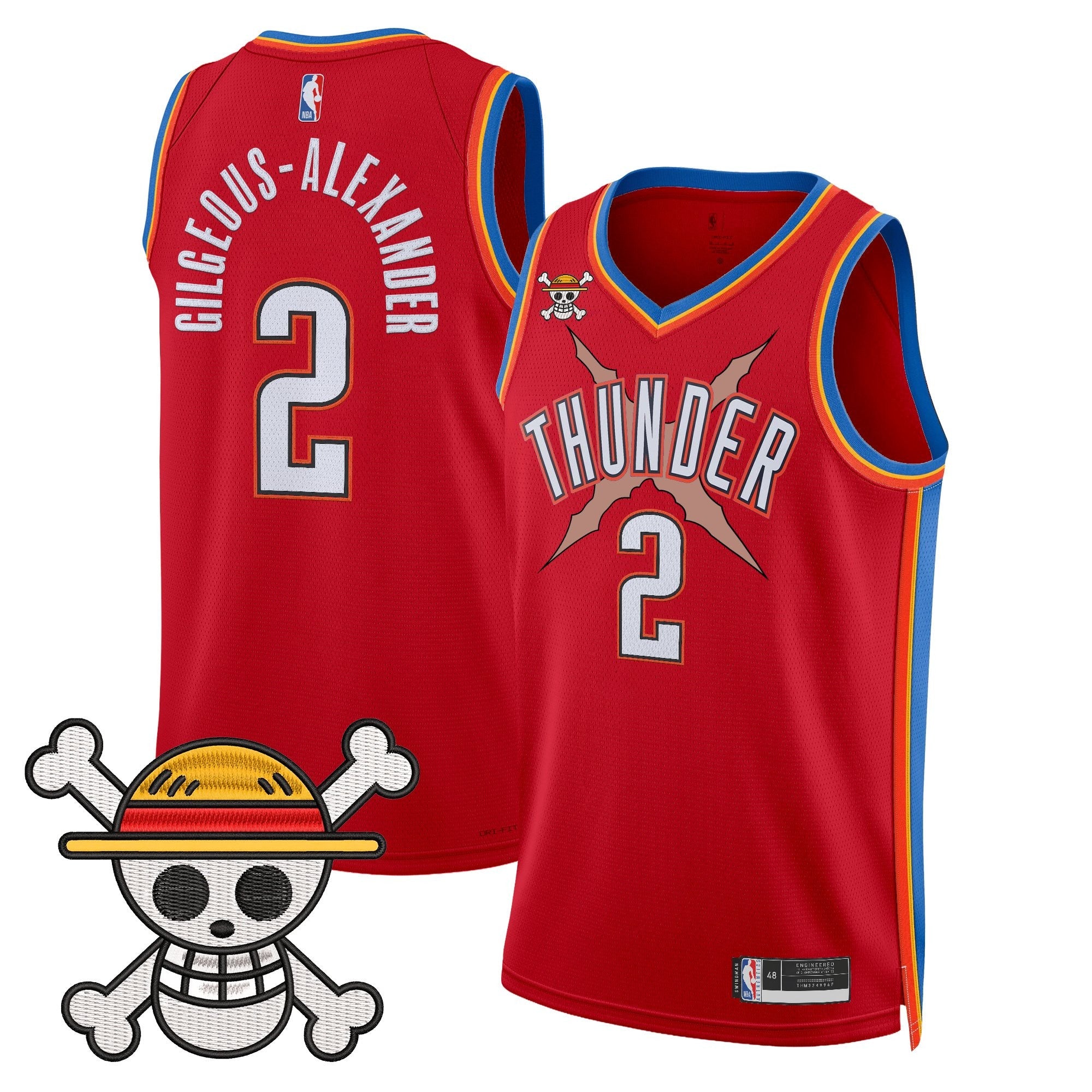 OKC x OP Swingman Jersey- Stitched