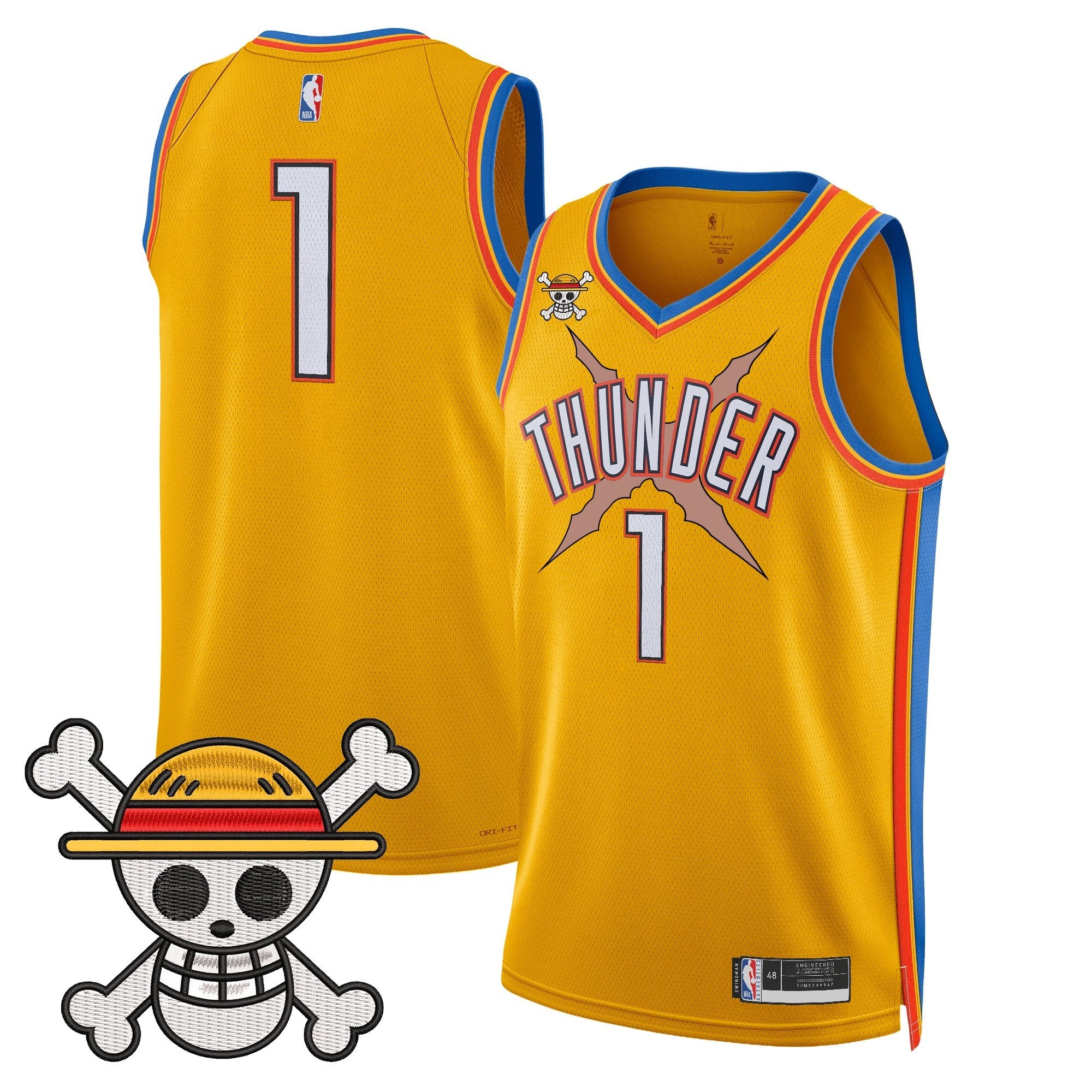 OKC x OP Swingman Jersey- Stitched