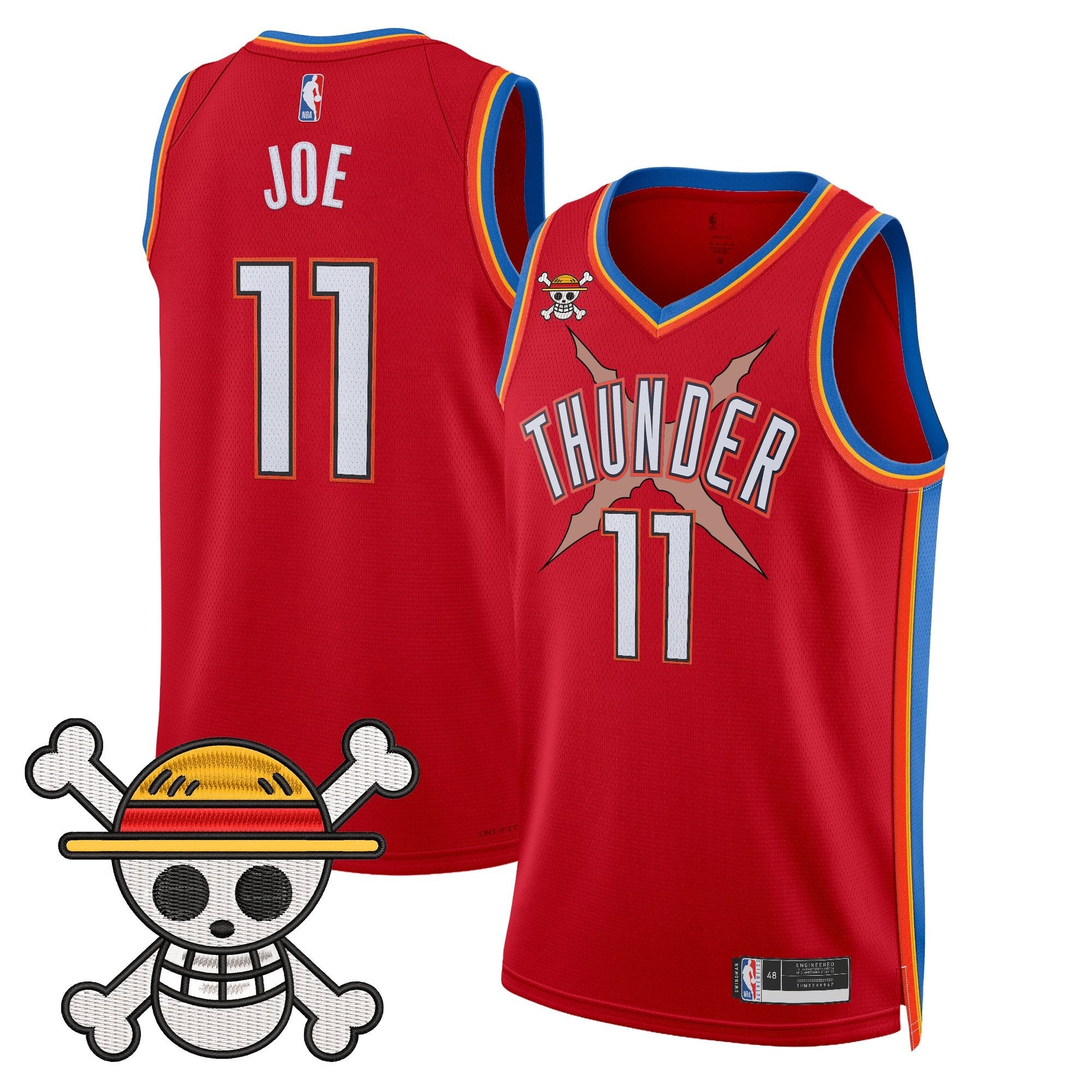 OKC x OP Swingman Jersey- Stitched