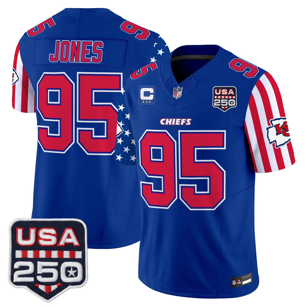 Men's Chiefs "America 250 Edition" Vapor Limited Jersey - All Stitched