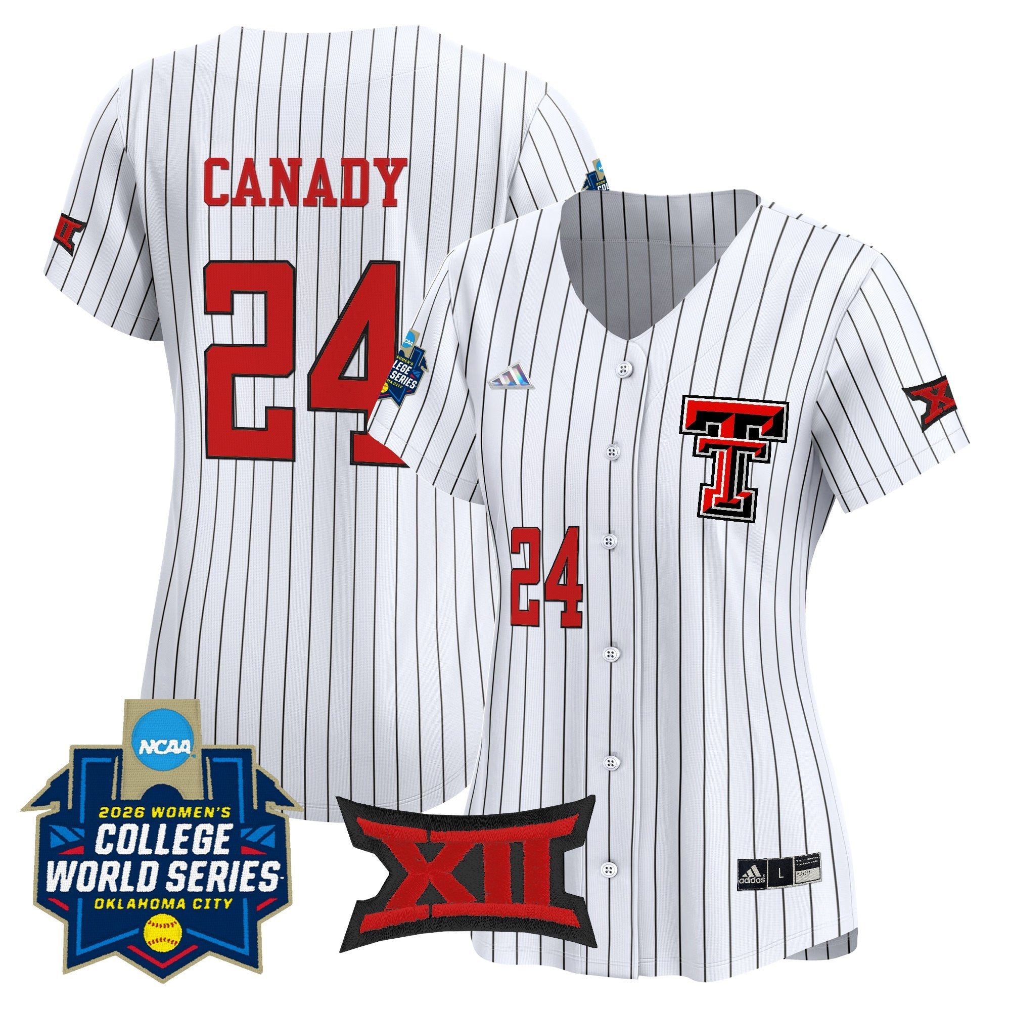 Women's Texas Tech Red Raiders Softball 2026 World Series (WCWS) Vapor Premier Limited Jersey - All Stitched