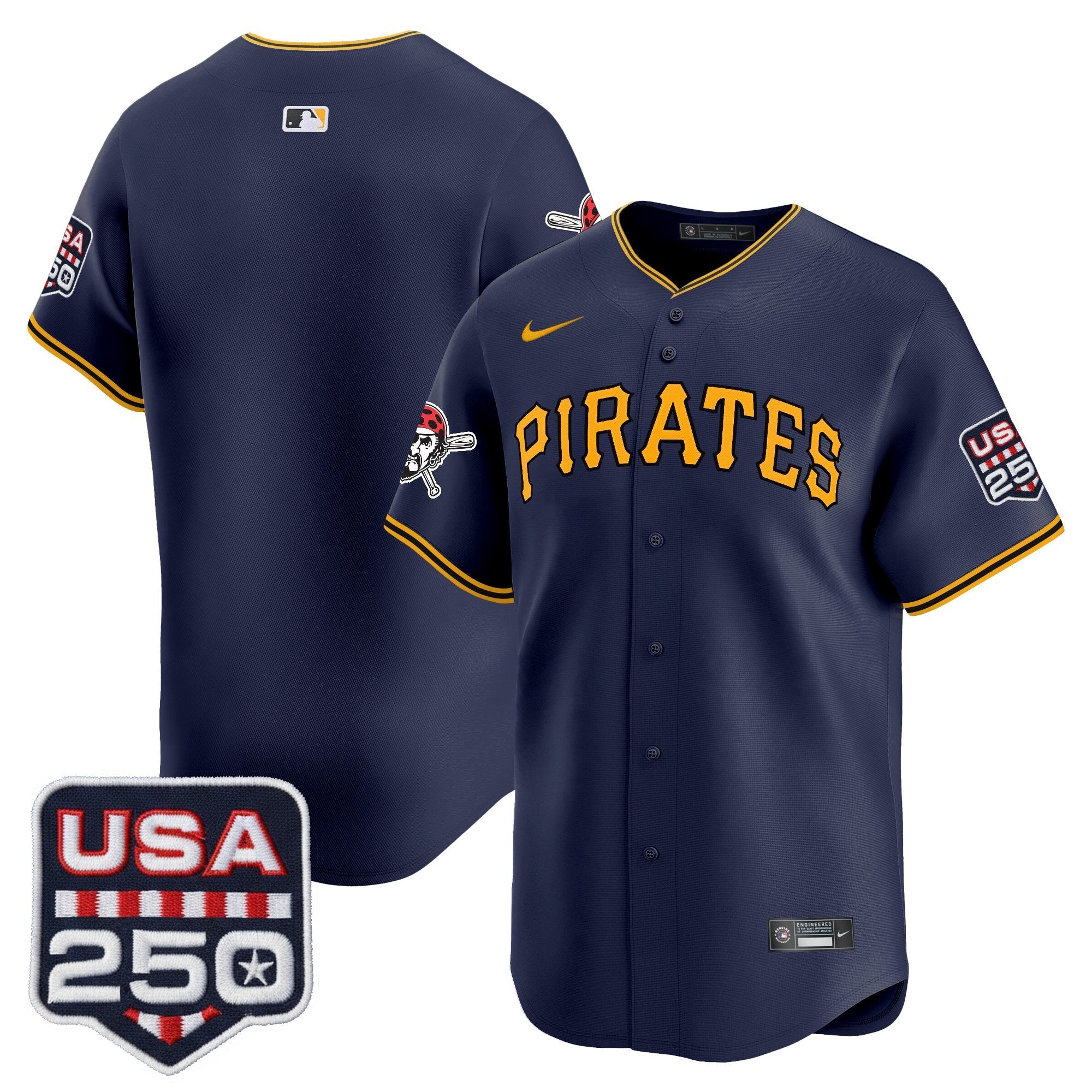 PIT USA 250 Fourth of July Vapor Premier Limited Jersey - Stitched