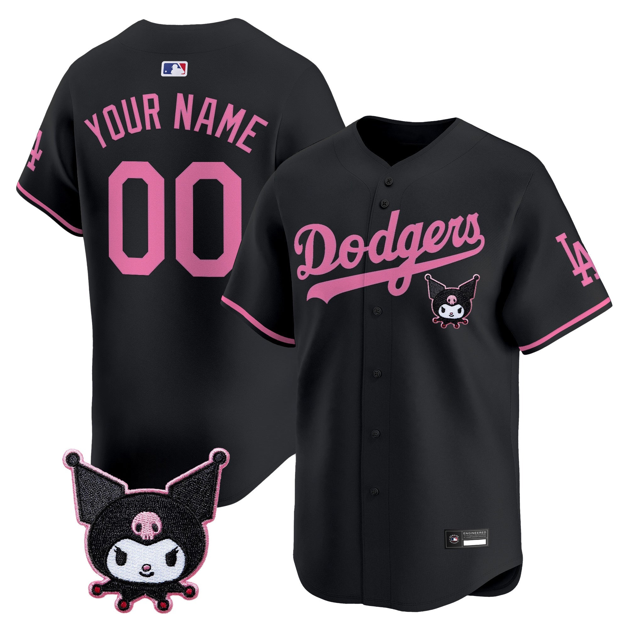 LAD x Kuromi Vapor Premier Limited Custom Jersey - Stitched