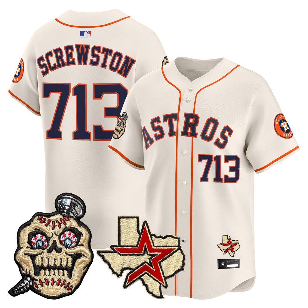 HOU Screwed Up Click Vapor Premier Limited Jersey - Stitched