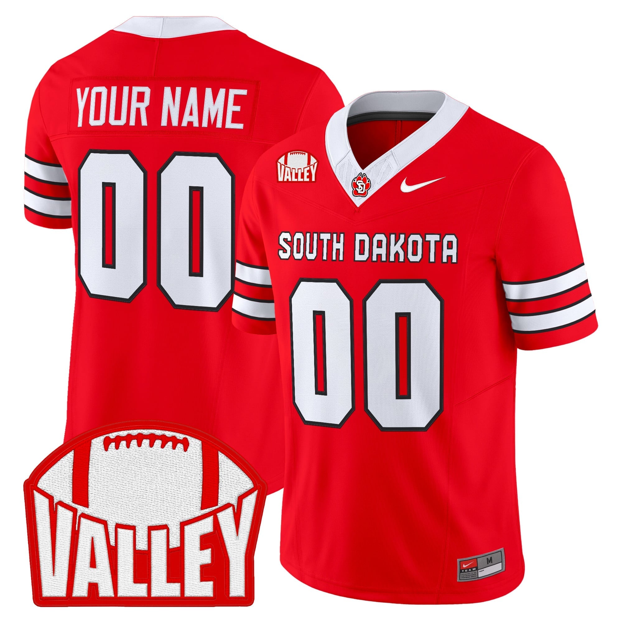 South Dakota Coyote 2026 Vapor Limited Custom Jersey - Stitched