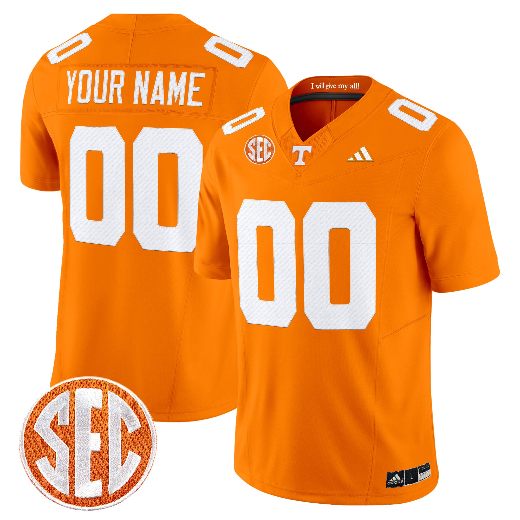 TENN 2026 Vapor Limited Custom Jersey - Stitched