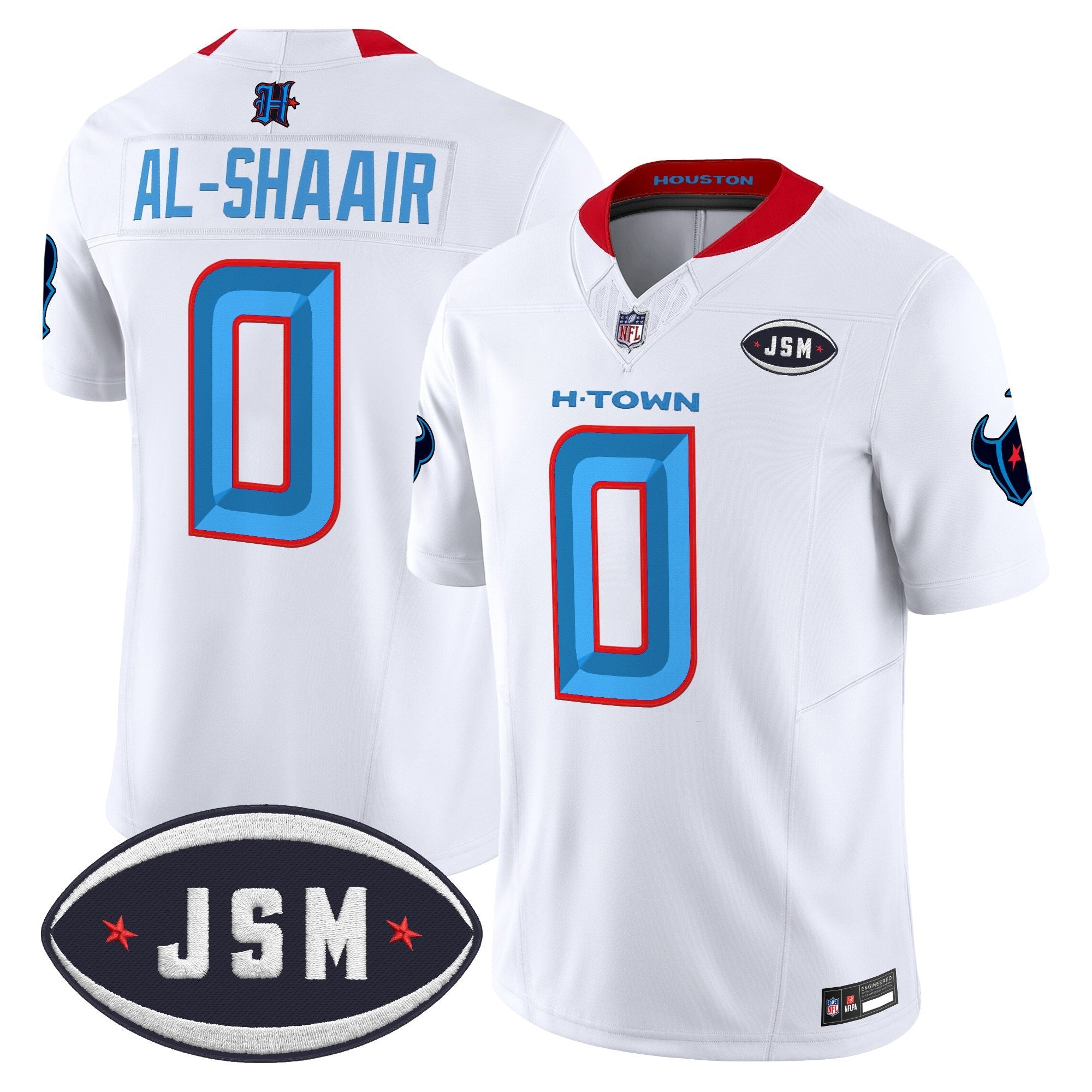 Houston Texan Janice McNair Memorial Patch Vapor Limited Jersey - Stitched