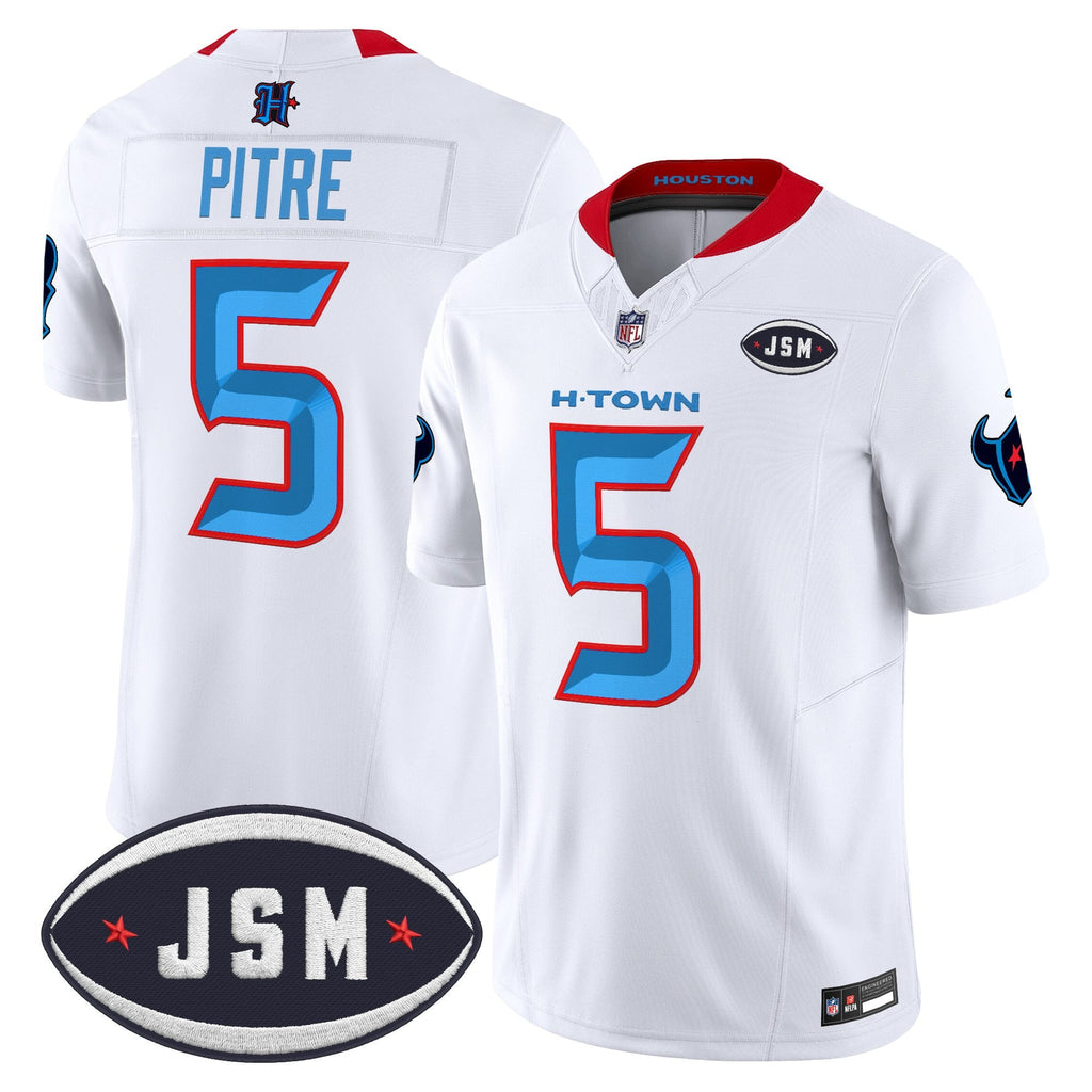Houston Texan Janice McNair Memorial Patch Vapor Limited Jersey - Stitched