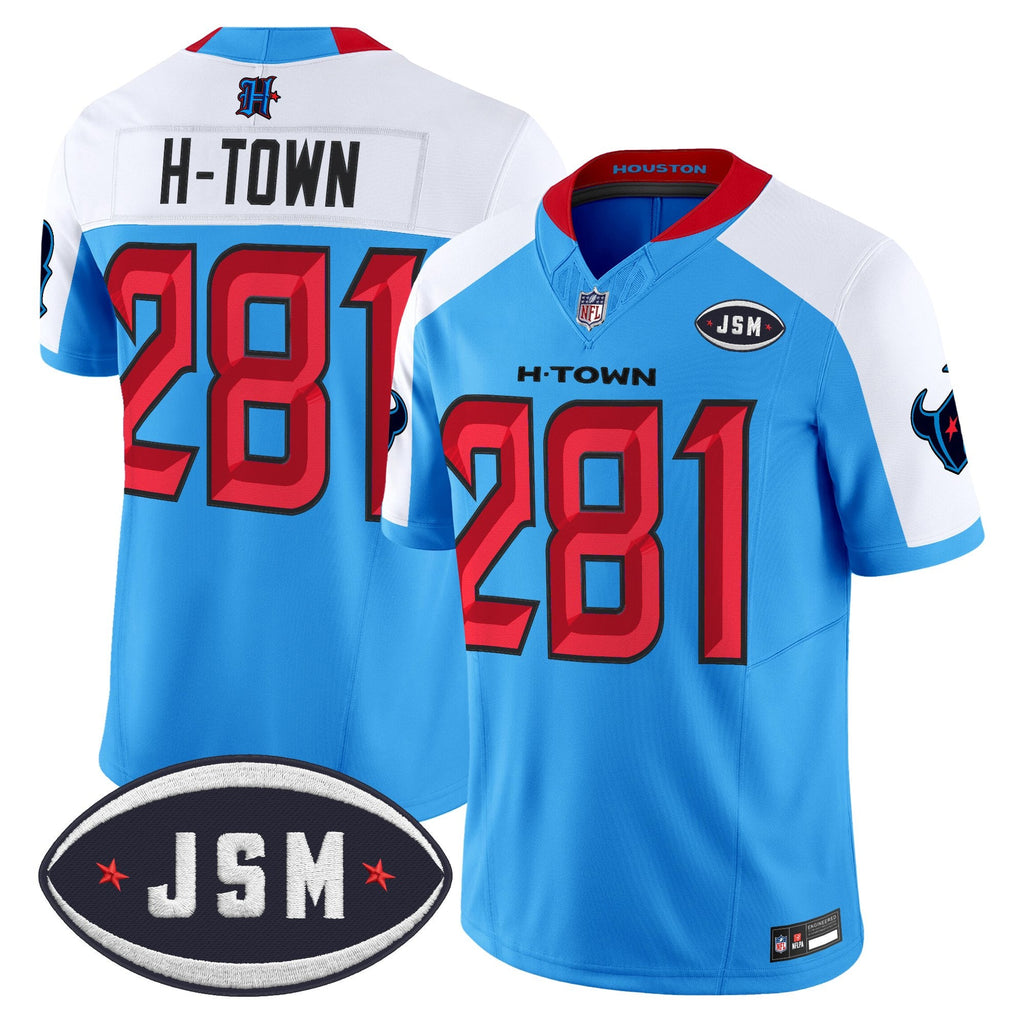 Houston Texan Janice McNair Memorial Patch Vapor Limited Jersey - Stitched