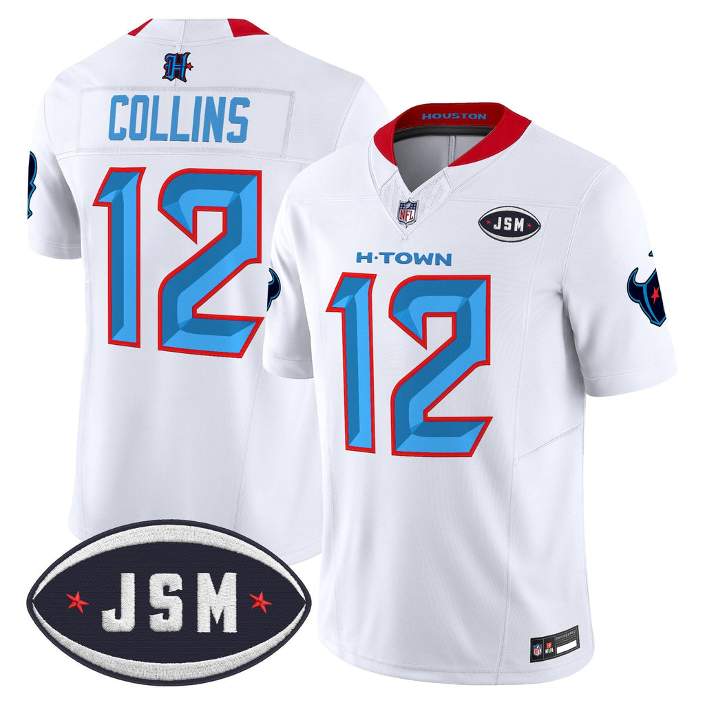 Houston Texan Janice McNair Memorial Patch Vapor Limited Jersey - Stitched