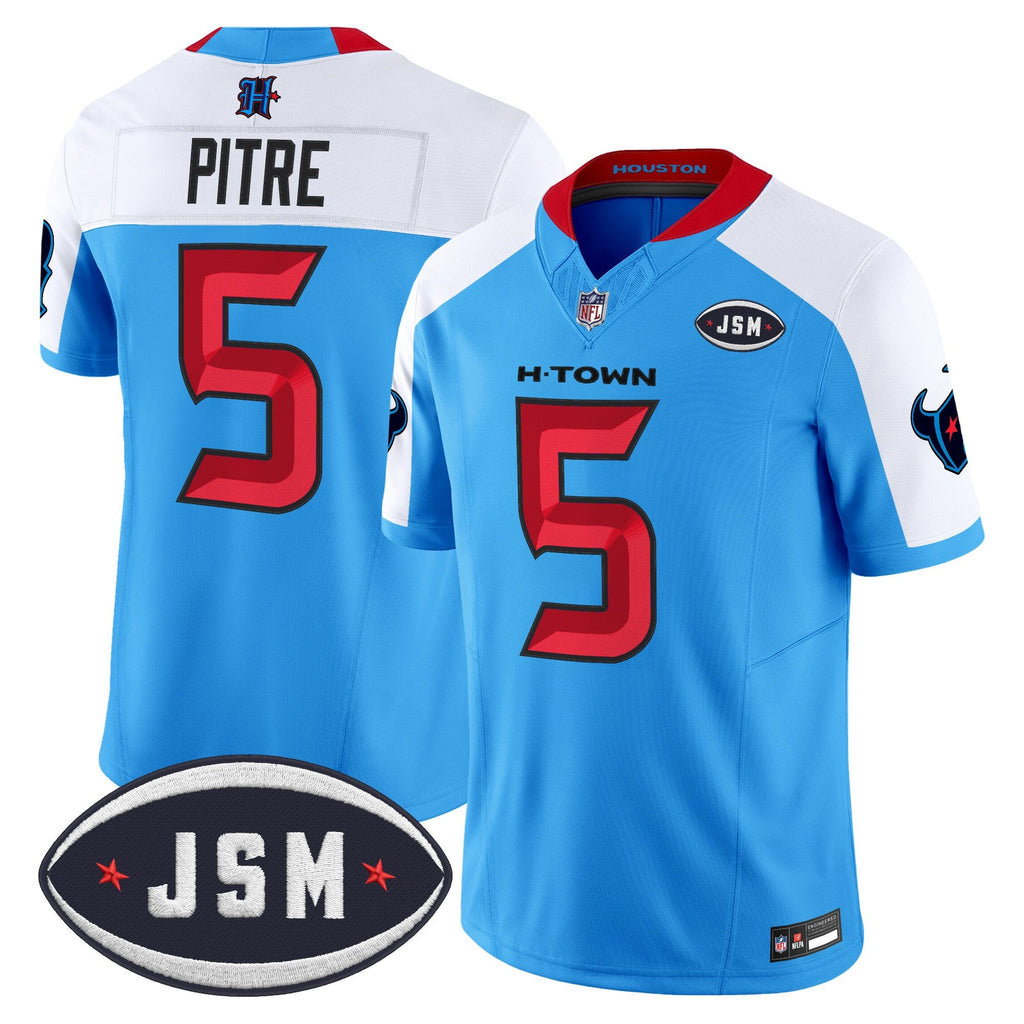 Houston Texan Janice McNair Memorial Patch Vapor Limited Jersey - Stitched
