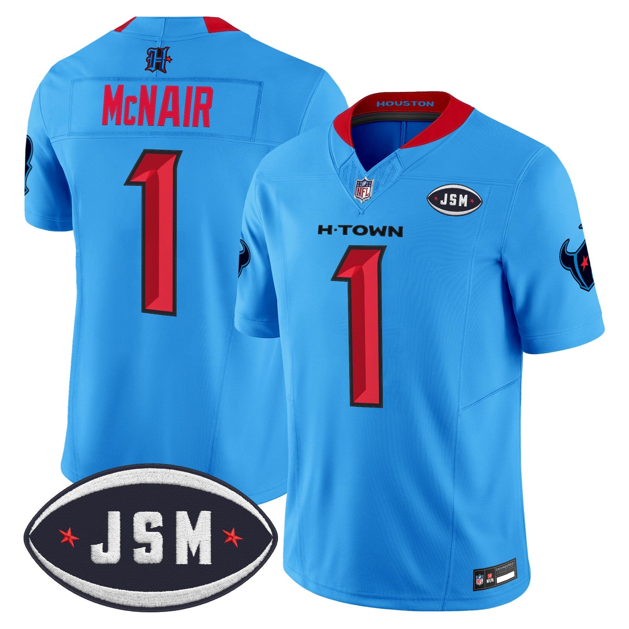 Houston Texan Janice McNair Memorial Patch Vapor Limited Jersey - Stitched