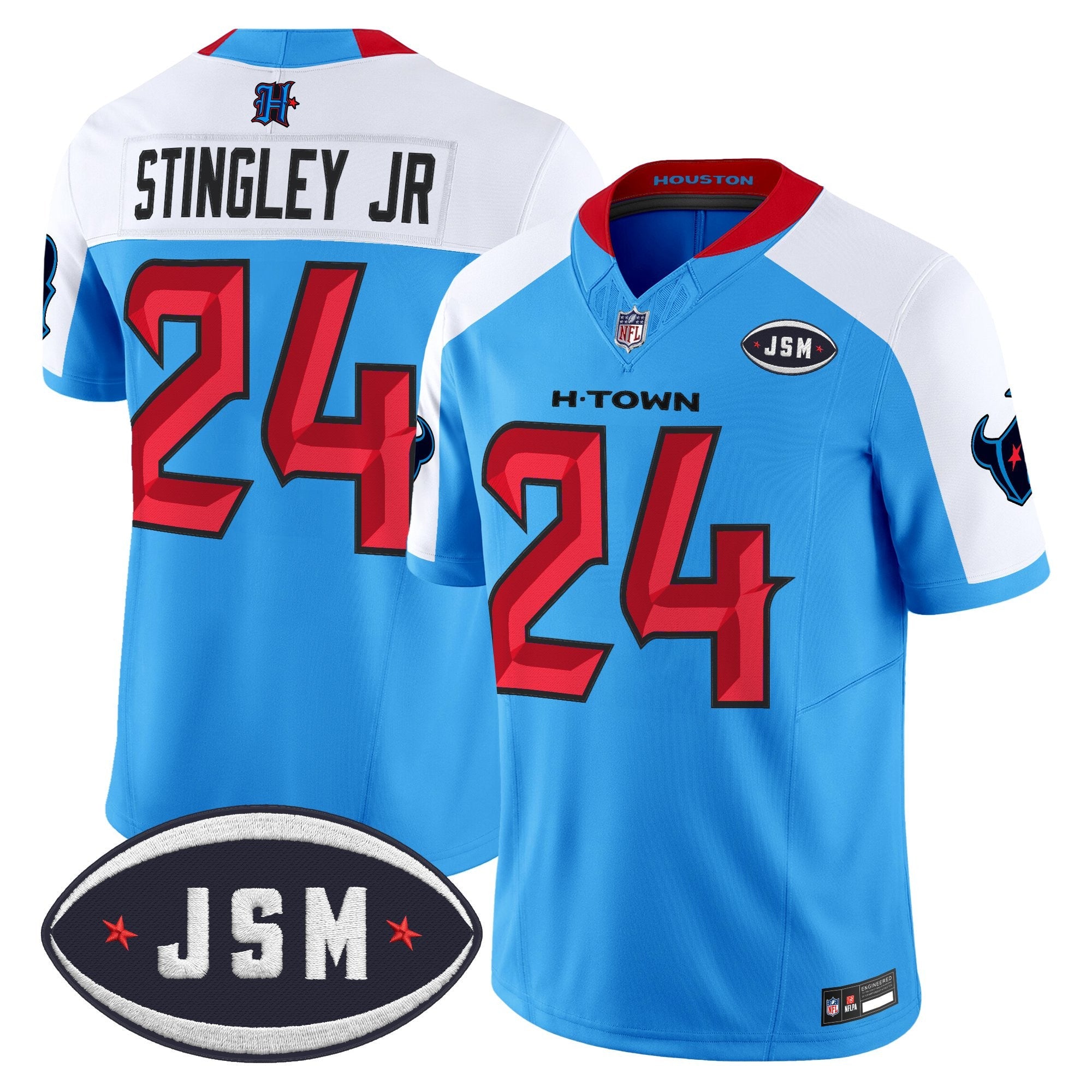 Houston Texan Janice McNair Memorial Patch Vapor Limited Jersey - Stitched