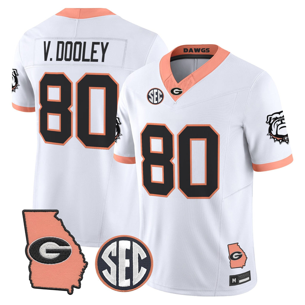 UGA The Big Peach Vapor Limited Jersey - Stitched