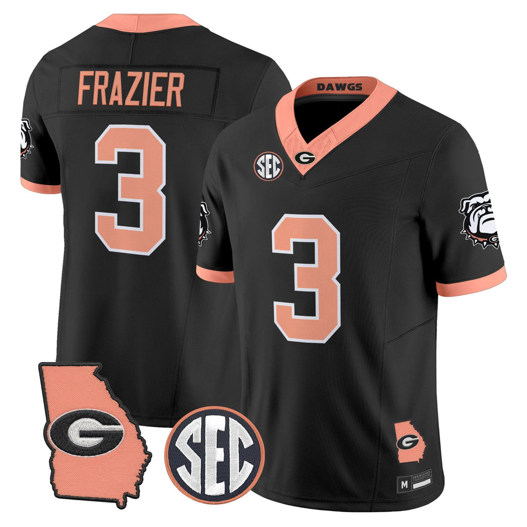 UGA The Big Peach Vapor Limited Jersey - Stitched