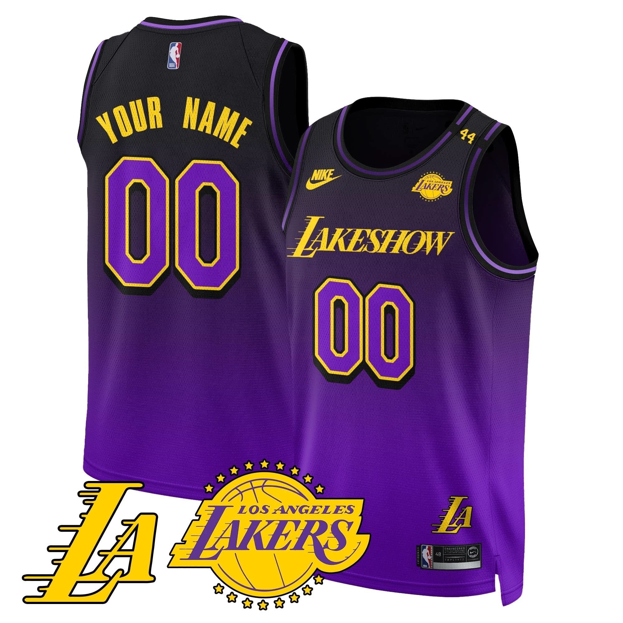 LAL City Edition Custom Jersey - Stitched - The California Destiny