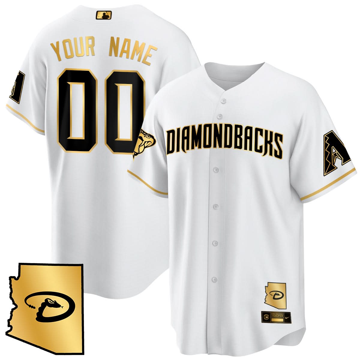 AD Black Alternate Limited Custom Jersey - Stitched