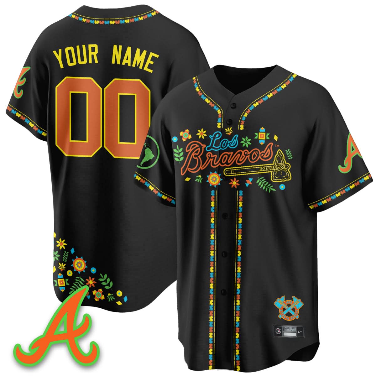 AB 2025 "Los Bravos" Custom Jersey - Stitched