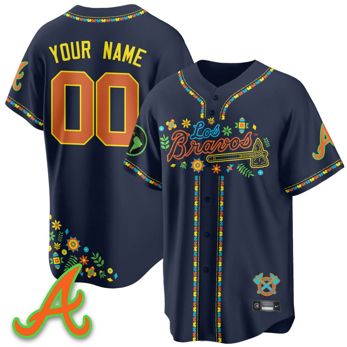 AB 2025 "Los Bravos" Custom Jersey - Stitched