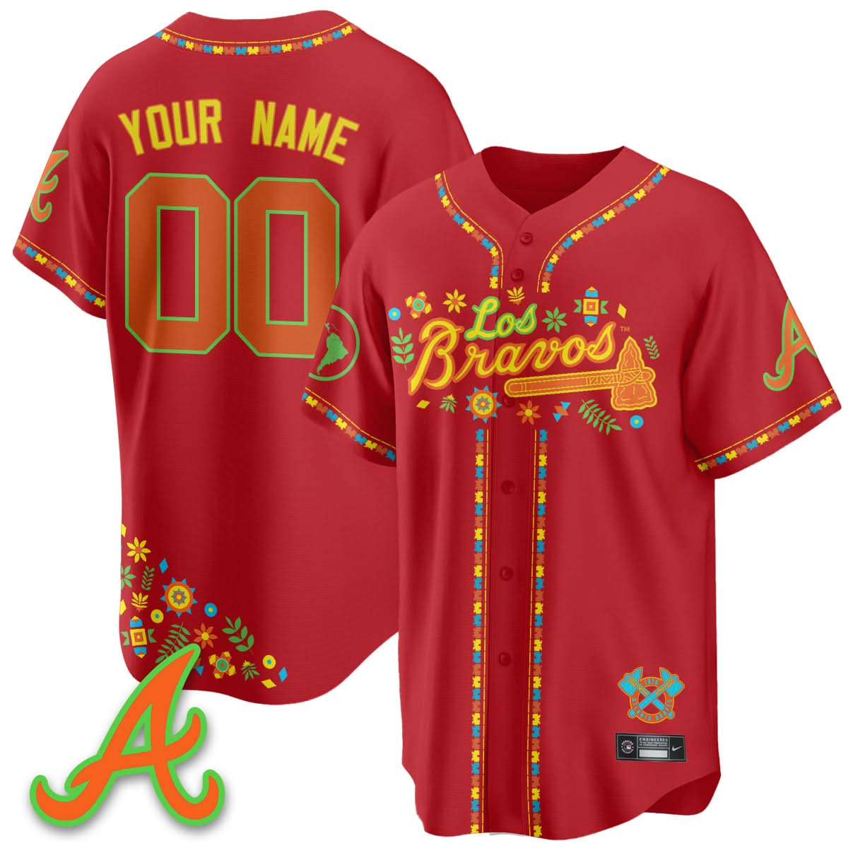 AB 2025 "Los Bravos" Custom Jersey - Stitched