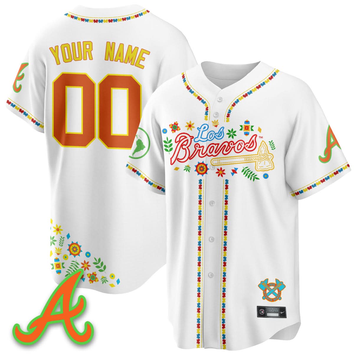 AB 2025 "Los Bravos" Custom Jersey - Stitched