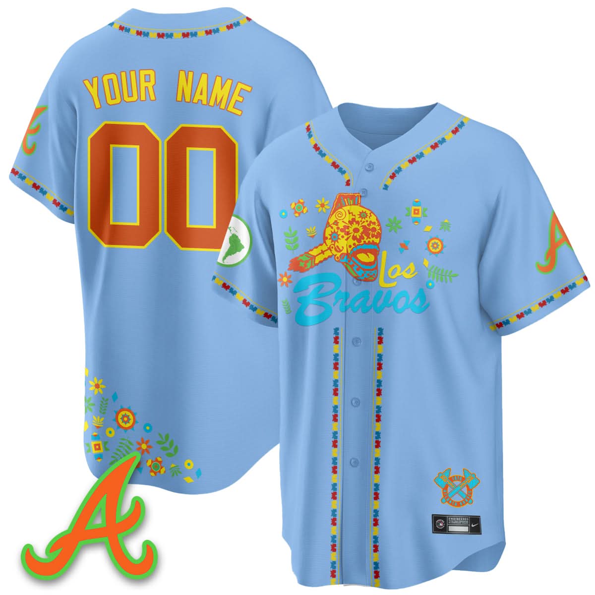 AB 2025 "Los Bravos" Custom Jersey V2 - Stitched