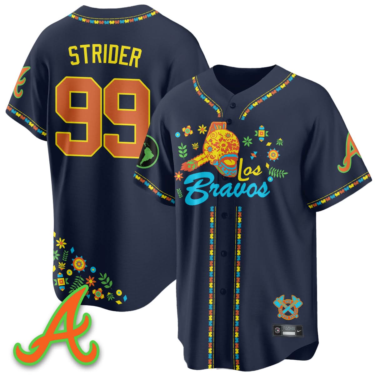 AB 2025 "Los Bravos" Jersey V2 - Stitched