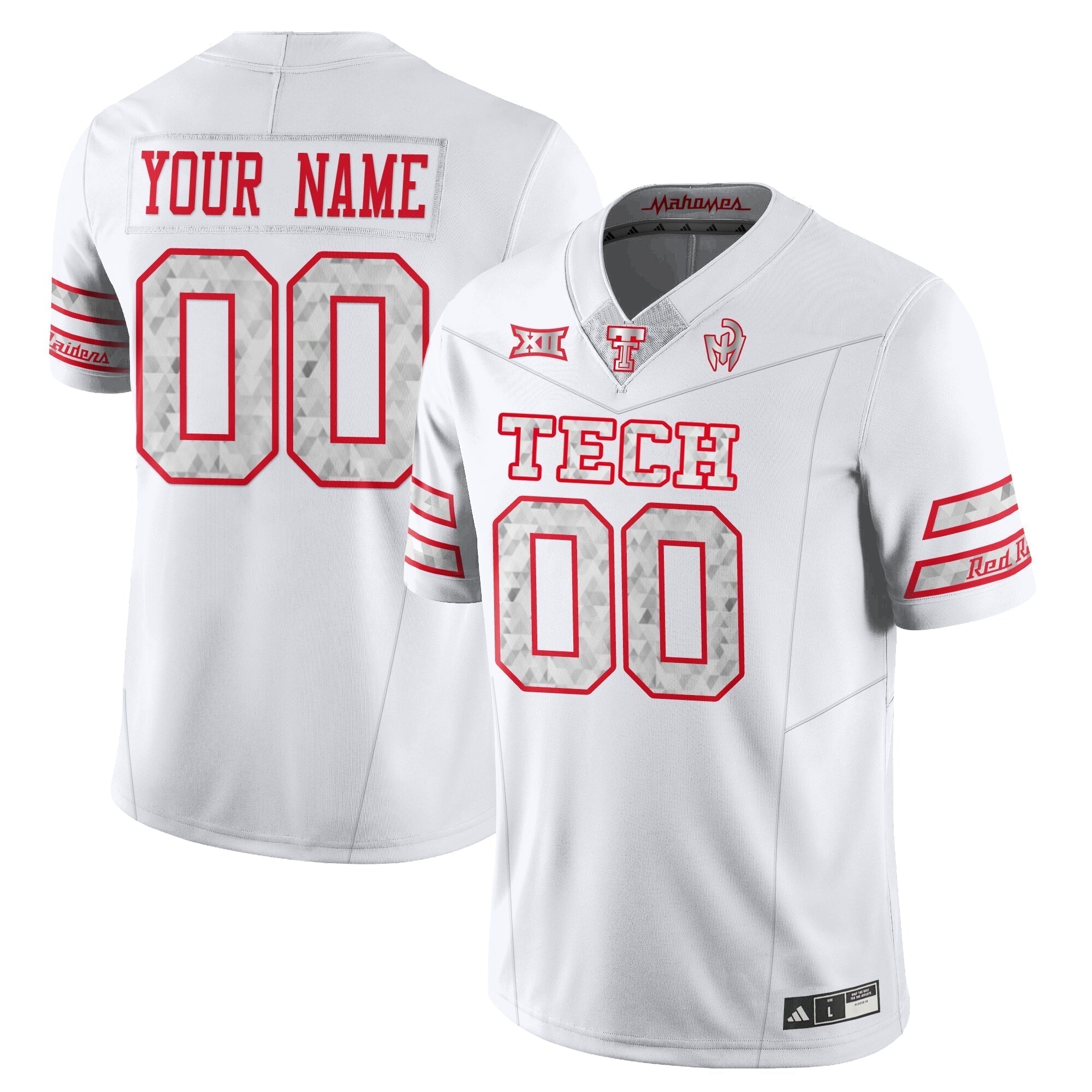 Texas Tech Football GalvanICED Custom Jersey