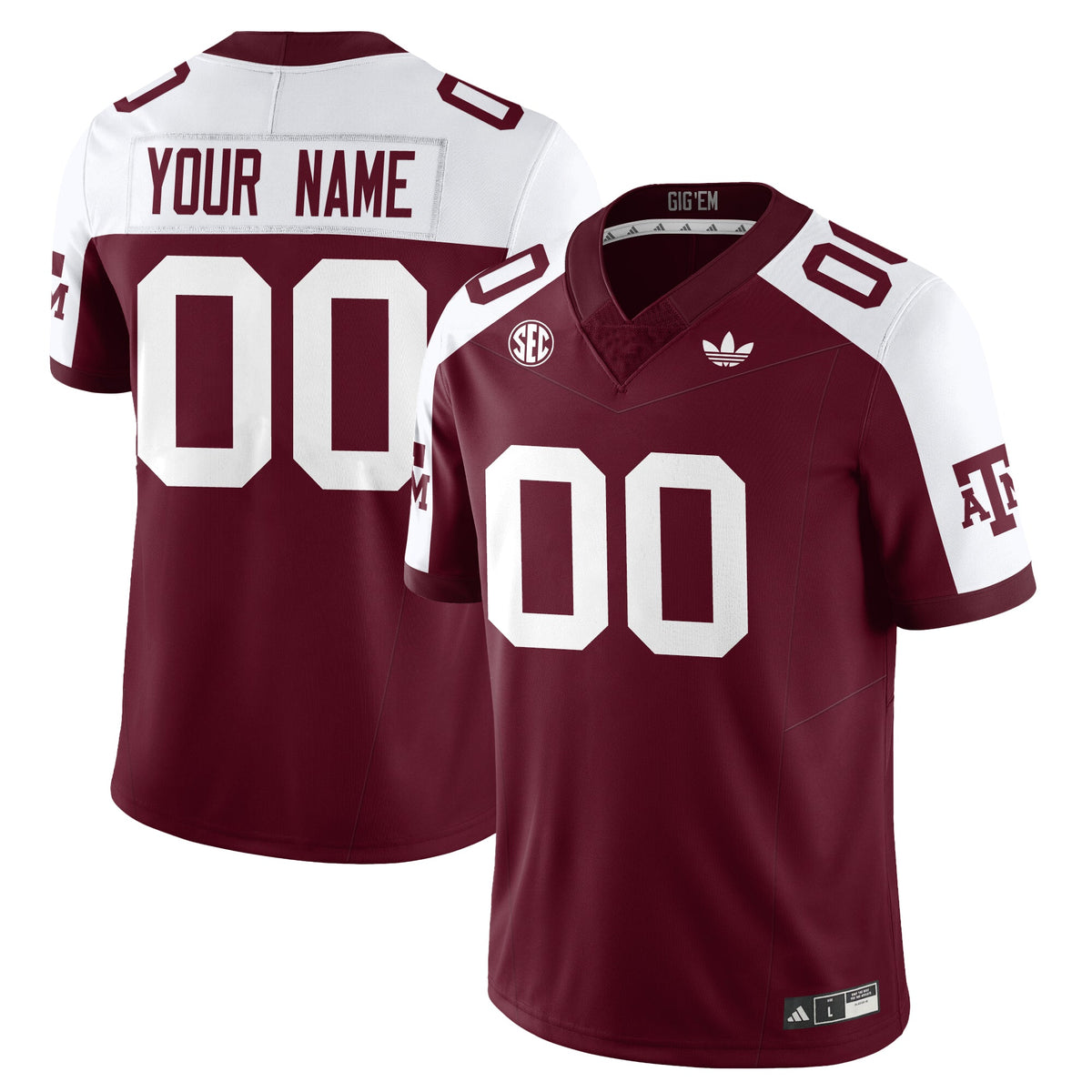 Aggies Football 1975 Throwback Custom Jersey