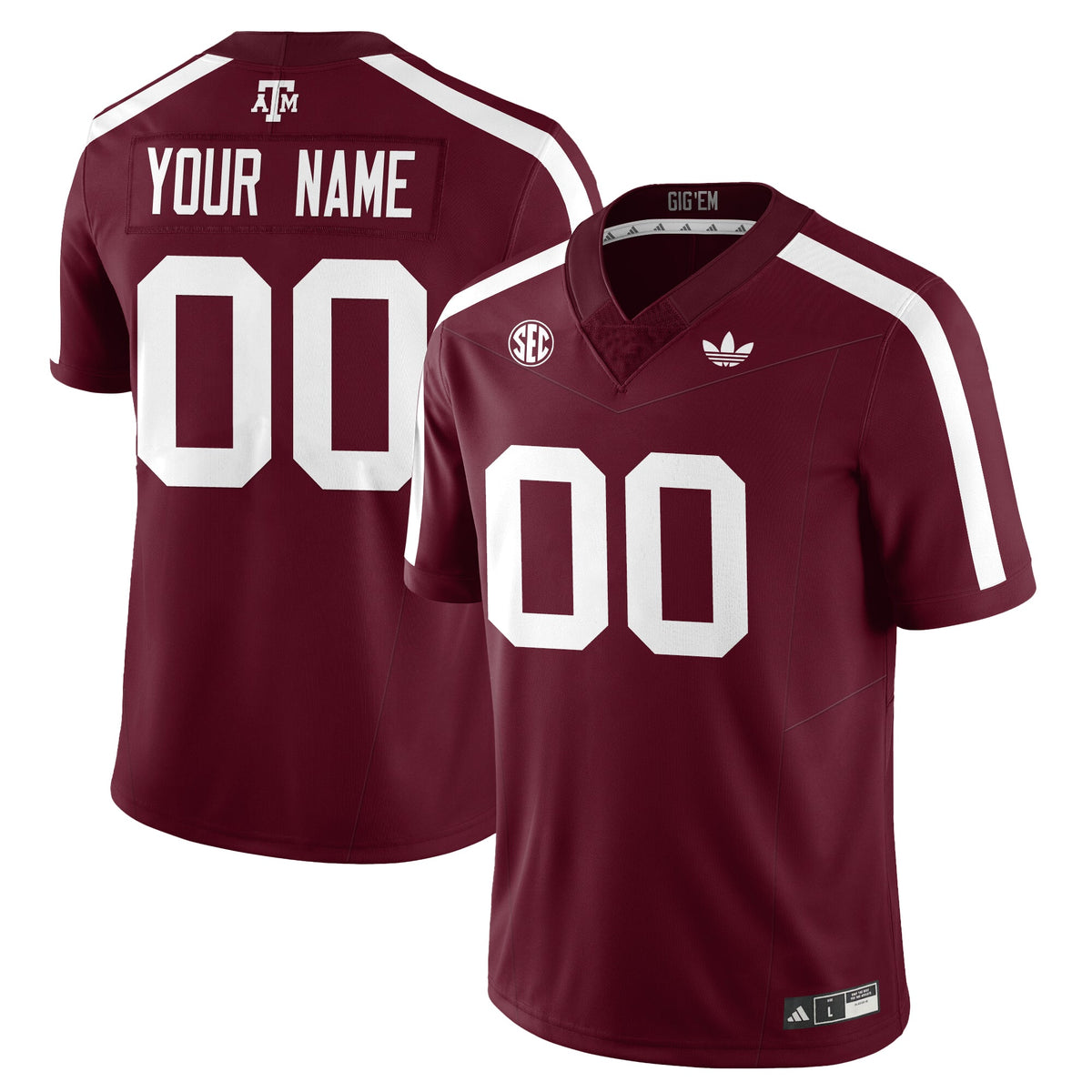 Aggies Football 1975 Throwback Custom Jersey