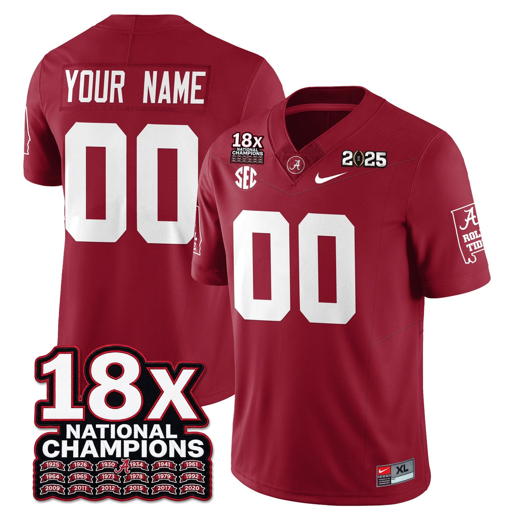 BAMA 18x-Time National Champions Vapor Limited Football Jersey
