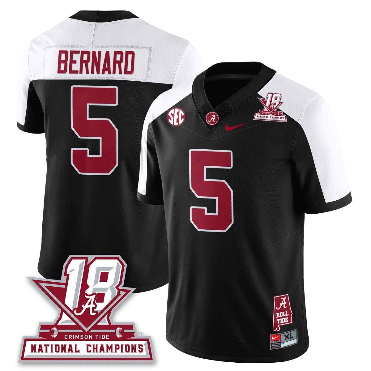 BAMA 18x-Time National Champions Vapor Limited Jersey