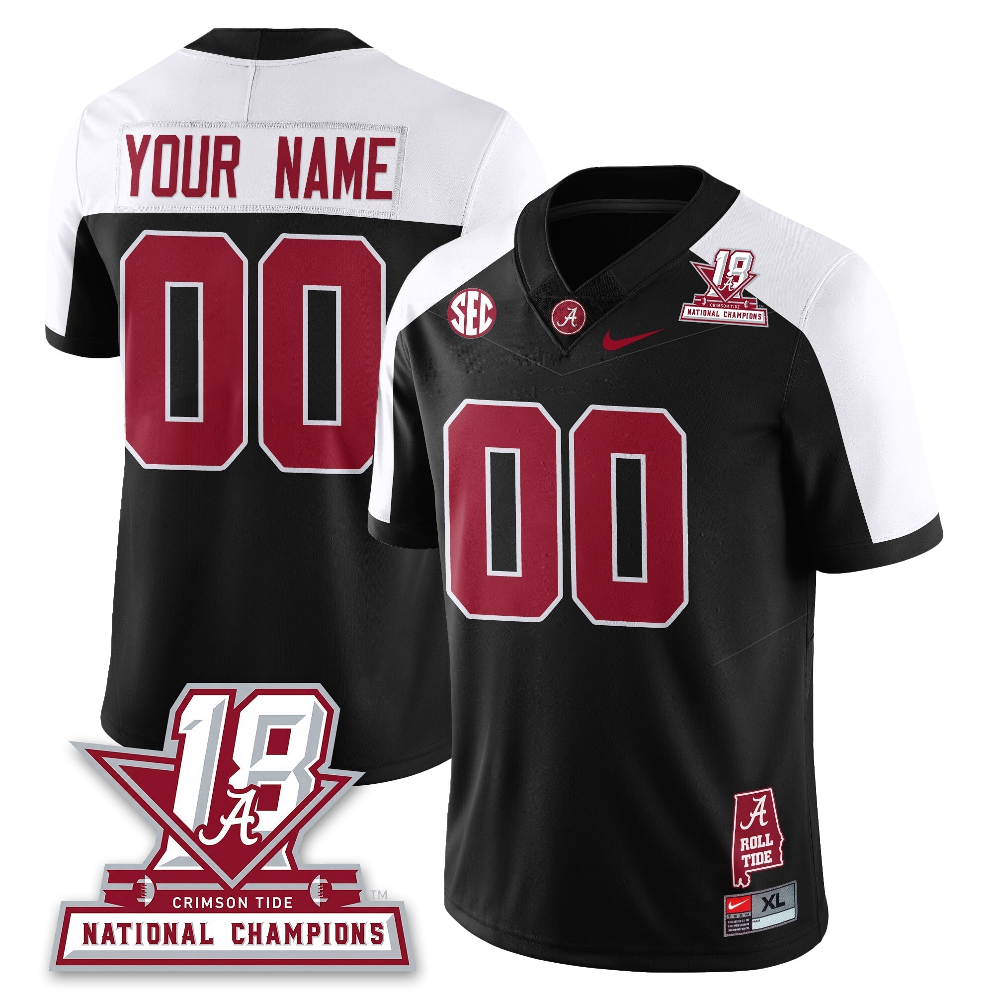 BAMA 18x-Time National Champions Vapor Limited Jersey