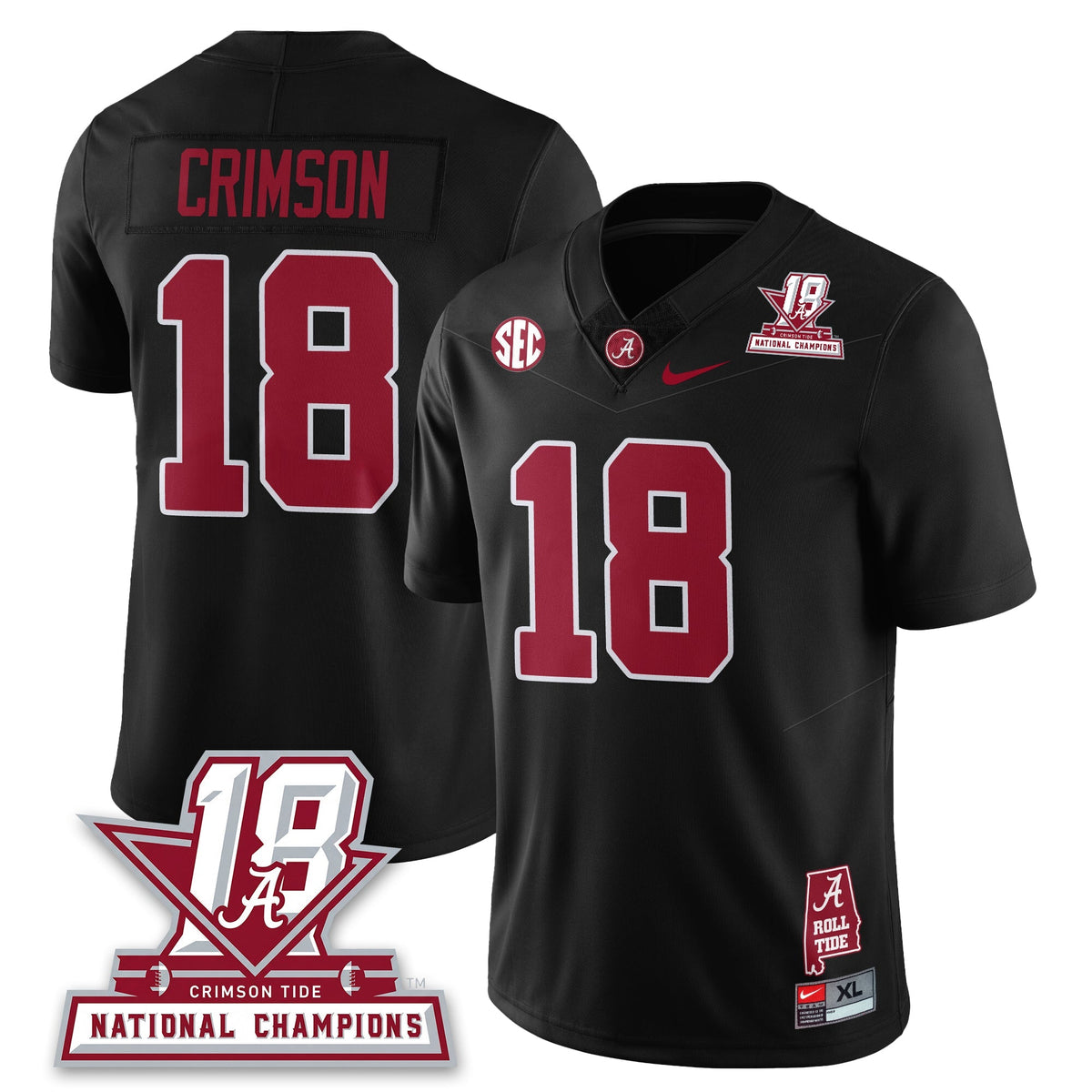 BAMA 18x-Time National Champions Vapor Limited Jersey