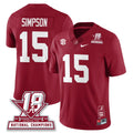 BAMA 18x-Time National Champions Vapor Limited Jersey