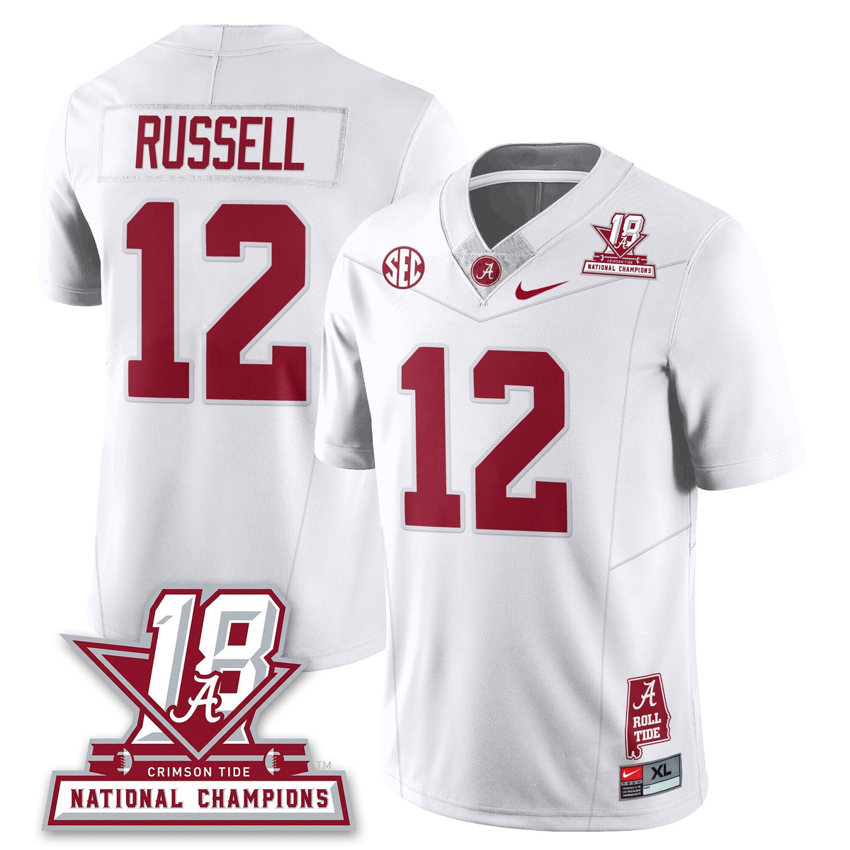BAMA 18x-Time National Champions Vapor Limited Jersey