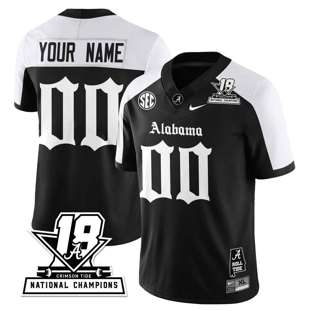 BAMA 18x-Time National Champions Gothic Vapor Limited Jersey