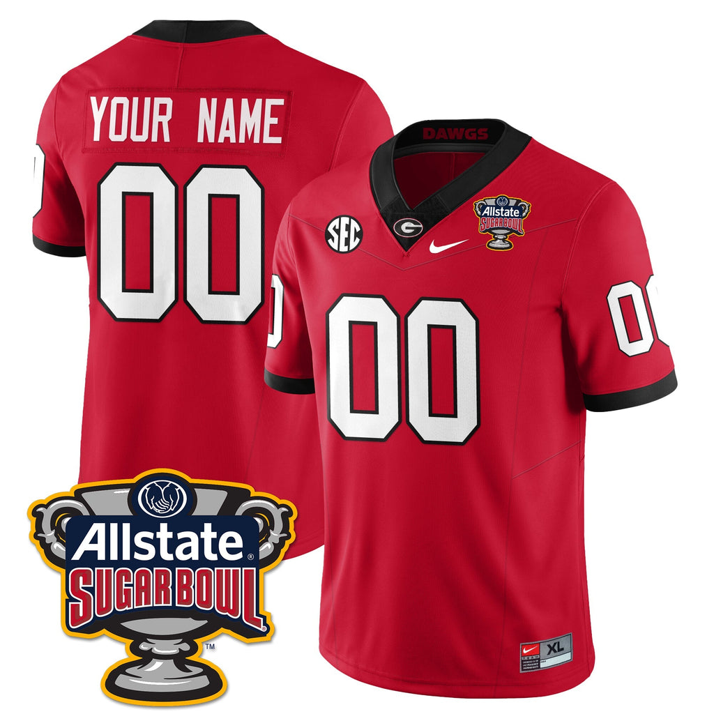 UGA Vapor Limited Football Jersey - Sugar Bowl