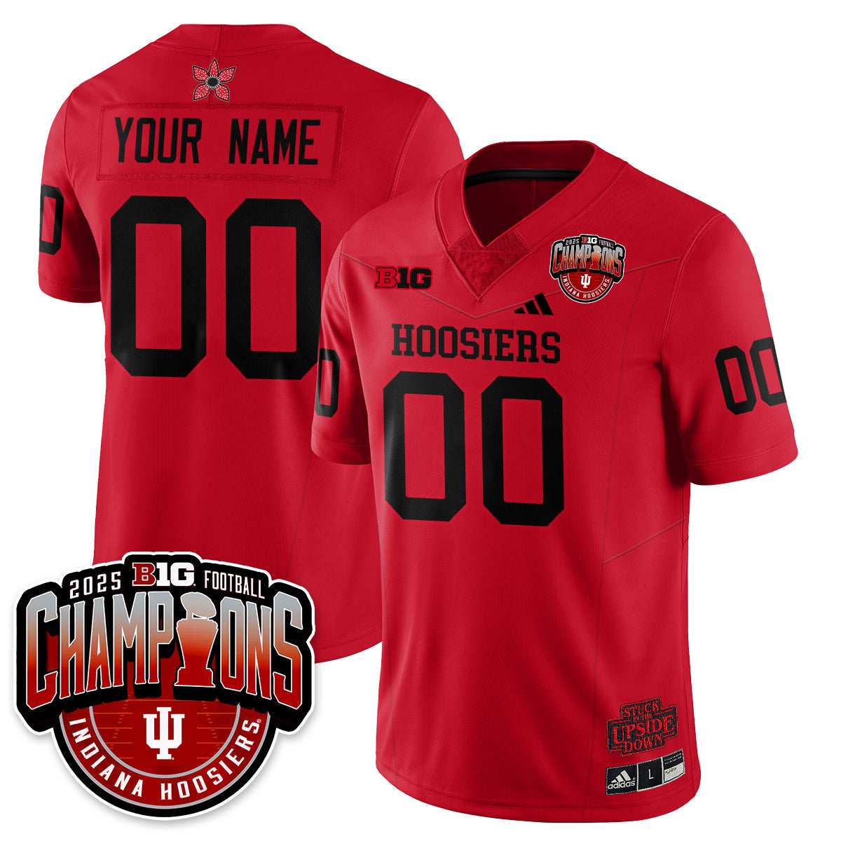 IND Stranger Things Vapor Limited Football Jersey - Big 10 Champions